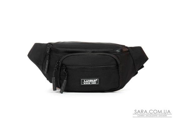 Сумка Мужская На пояс нейлон Lanpad 83043 black
