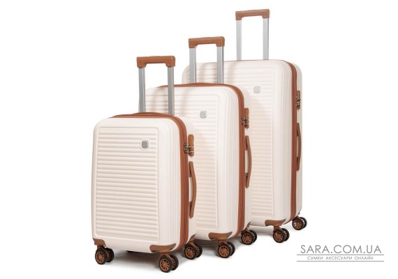 Дорожная Чемодан 31 ABS-пластик FASHION A12 white