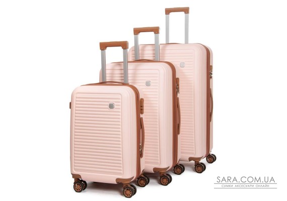 Дорожная Чемодан 31 ABS-пластик FASHION A12 pink
