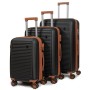 Дорожная Чемодан 31 ABS-пластик FASHION A12 black