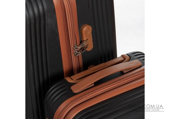 Дорожная Чемодан 31 ABS-пластик FASHION A12 black