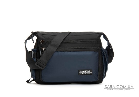 Сумка Мужская На Плечо нейлон Lanpad 82012 blue почтальон