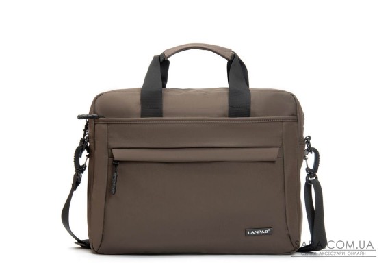 Сумка Мужская Для Ноутбука нейлон Lanpad 37017 brown
