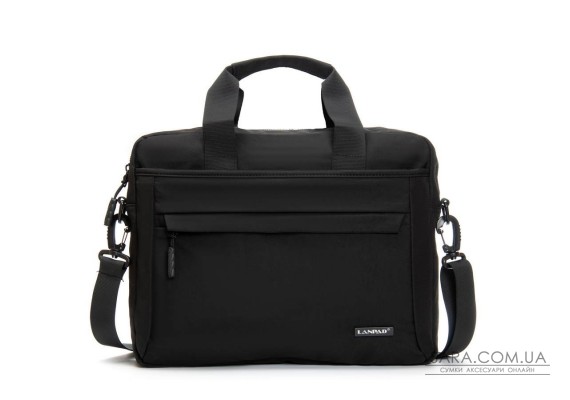 Сумка Мужская Для Ноутбука нейлон Lanpad 37017 black