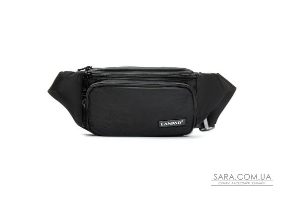 Сумка Мужская На пояс нейлон Lanpad 35002 black