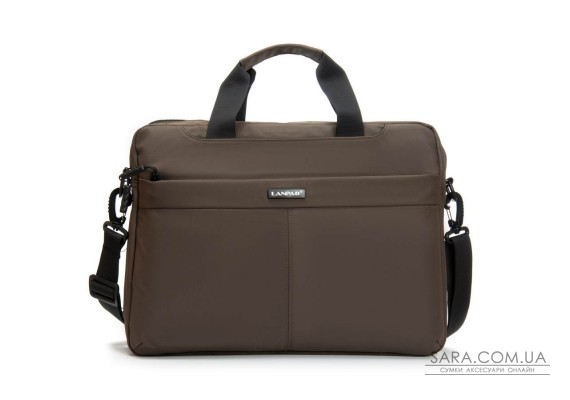 Сумка Мужская Для Ноутбука нейлон Lanpad 0940 brown