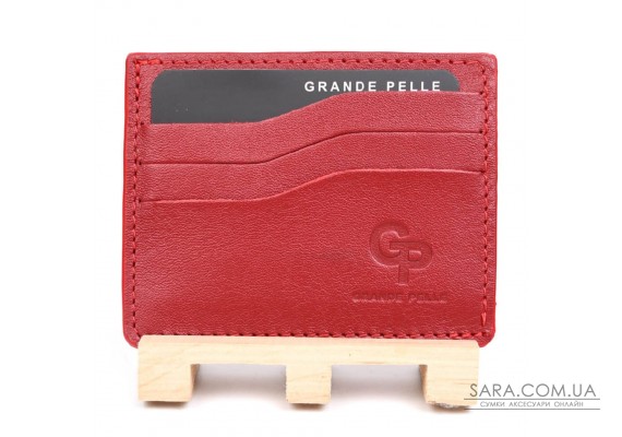 Кардхолдер CardCase, червоний Grande Pelle 305660