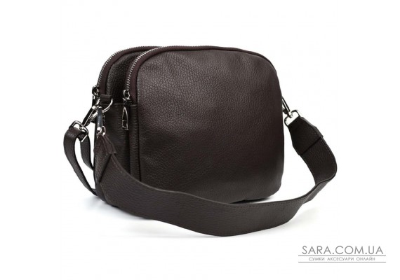 Шкіряна сумка Virginia Conti Italy - VC02807brown коричнева