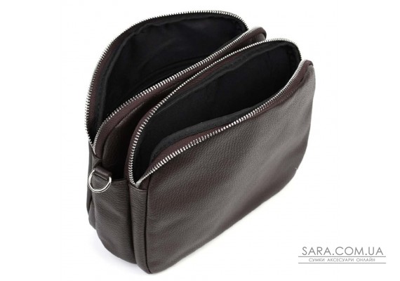 Шкіряна сумка Virginia Conti Italy - VC02807brown коричнева