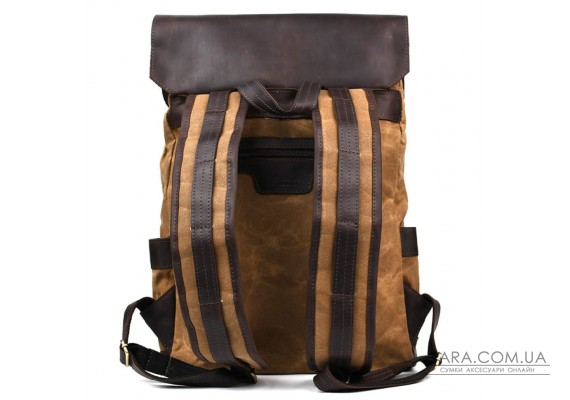Рюкзак для ноутбука из канвас и крейзи хорс RCW-9001-4lx TARWA