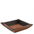 Кожаный лоток для бумаг и вещей офисный  Tuscany TL142159