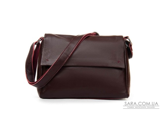 Сумка Шкіряна Жіноча Класична ALEX RAI 6504 wine red