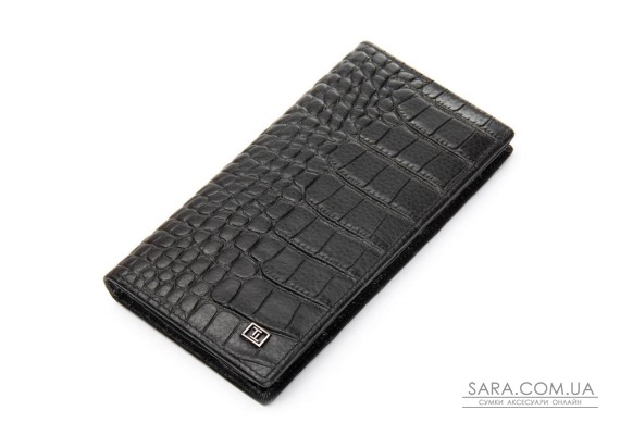Гаманець шкіряний Чоловічий BE BRETTON 168-Q74 black croco