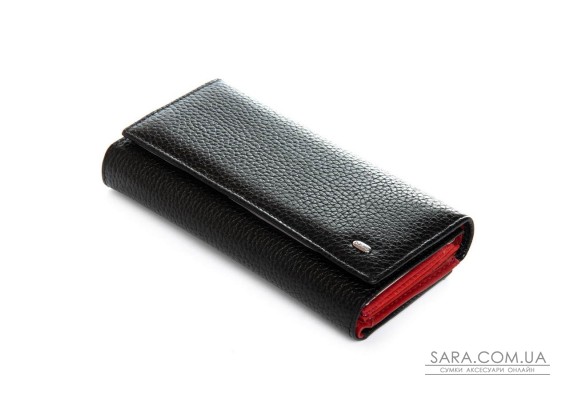 Гаманець BR Жіночий шкіра DR. BOND W46-4 black-red
