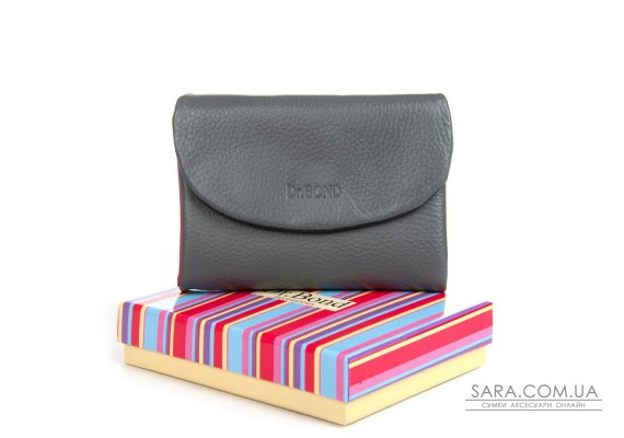 Гаманець Шкіряний Жіночий Rainbow DR. BOND WRS-239-1 gray