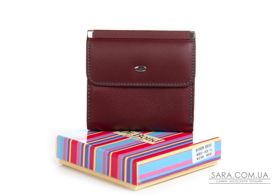 Гаманець Шкіряний Жіночий Rainbow DR. BOND WRS-33-1 wine red