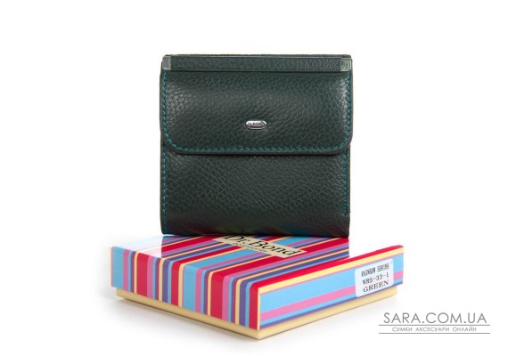 Гаманець Шкіряний Жіночий Rainbow DR. BOND WRS-33-1 green