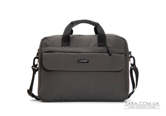 Сумка Мужская Для Ноутбука нейлон Lanpad 63753 grey