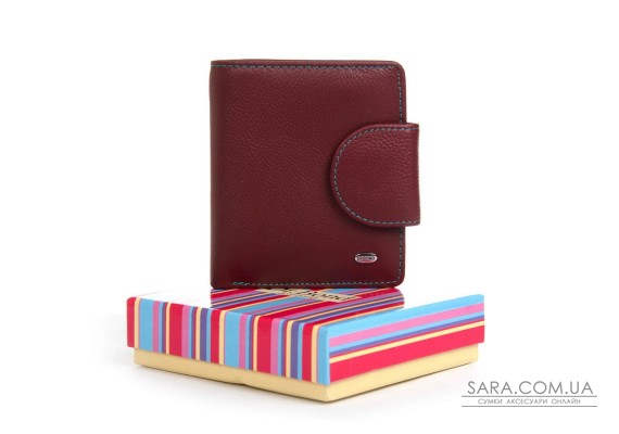 Гаманець Шкіряний Жіночий Rainbow DR. BOND WRS-415-1 wine red