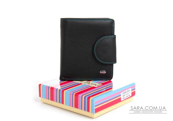 Гаманець Шкіряний Жіночий Rainbow DR. BOND WRS-415-1 black