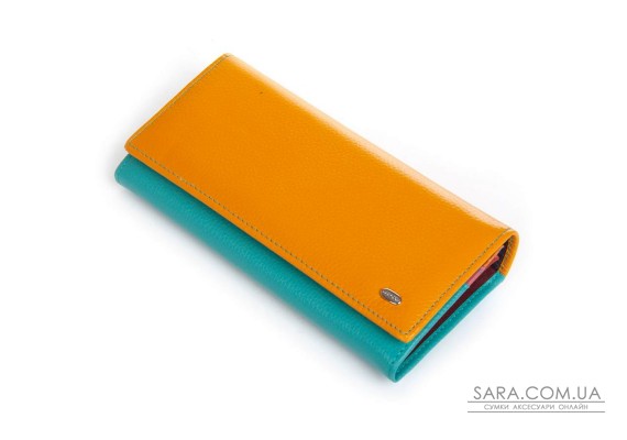 Гаманець Шкіряний Жіночий Rainbow DR. BOND WRS-501-2 yellow