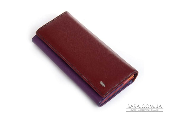 Гаманець Шкіряний Жіночий Rainbow DR. BOND WRS-501-2 wine red