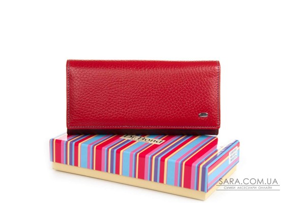 Гаманець Шкіряний Жіночий Rainbow DR. BOND WRS-501-2 red