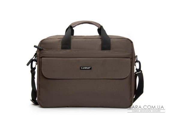 Сумка Мужская Для Ноутбука нейлон Lanpad 63753 brown
