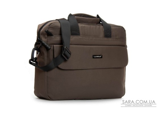 Сумка Мужская Для Ноутбука нейлон Lanpad 63753 brown