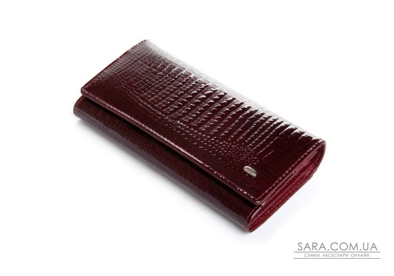 Гаманець Жіночий LR шкіра-лак SERGIO TORRETTI FEW1-V-2 wine red