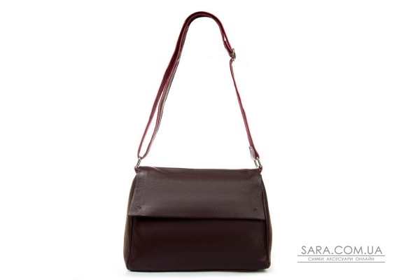 Сумка Шкіряна Жіноча Класична ALEX RAI 6504 wine red