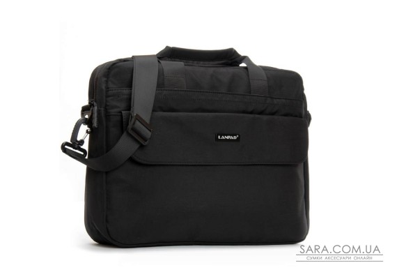 Сумка Мужская Для Ноутбука нейлон Lanpad 63753 black