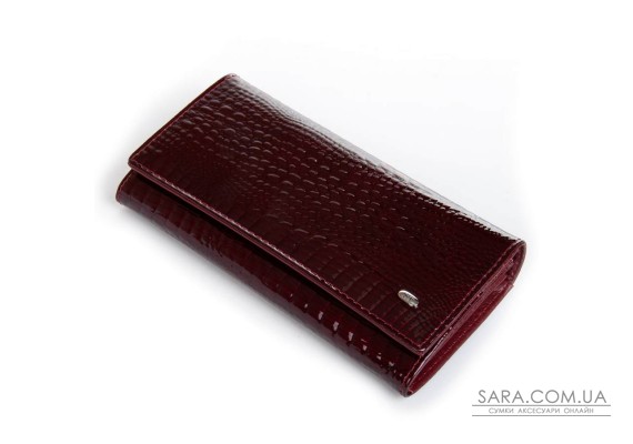 Гаманець Жіночий LR шкіра-лак SERGIO TORRETTI FEW501-2 wine red