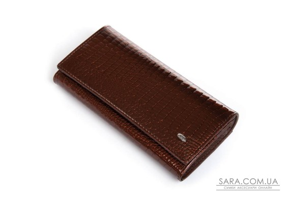 Гаманець Жіночий LR шкіра-лак SERGIO TORRETTI FEW501-2 brown