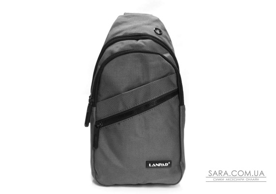 Сумка Чоловіча на плече нейлон Lanpad 83029 gray
