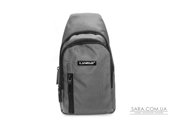 Сумка Чоловіча на плече нейлон Lanpad 80002 gray
