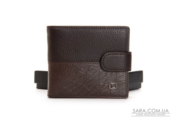 Гаманець шкіряний Чоловічий BE BRETTON 408L brown mix
