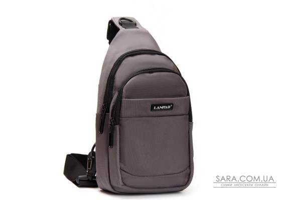 Сумка Чоловіча на плече нейлон Lanpad 63746 gray