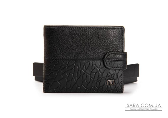 Гаманець шкіряний Чоловічий BE BRETTON 308L black mix