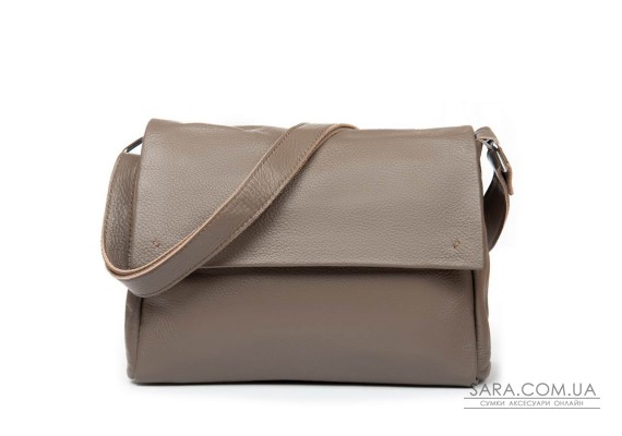 Сумка Шкіряна Жіноча Класична ALEX RAI 6504 l.grey