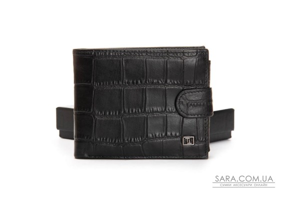 Гаманець шкіряний Чоловічий BE BRETTON 208-Y3204 black croco