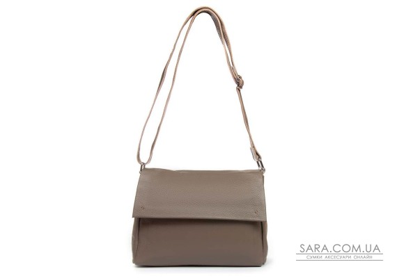 Сумка Шкіряна Жіноча Класична ALEX RAI 6504 l.grey