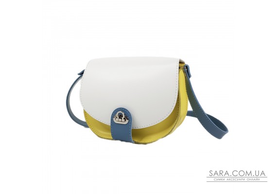 Сумка жіноча "Кенді" натуральна шкіра, жовта матова