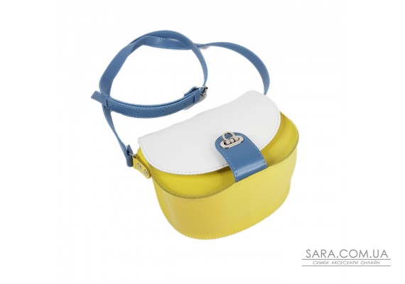 Сумка жіноча "Кенді" натуральна шкіра, жовта матова