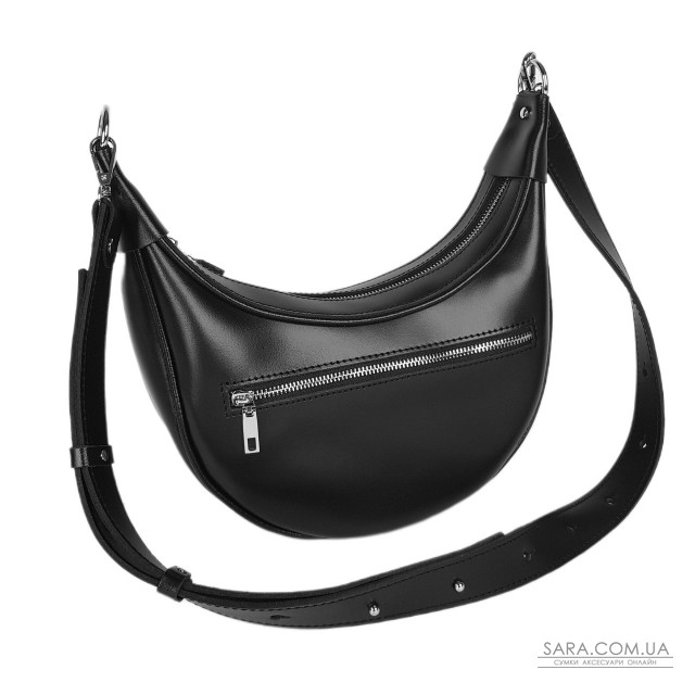 Сумка женская "Селена" натуральная кожа , черная матовая Сумка женская "Селена" натуральная кожа , черная матовая