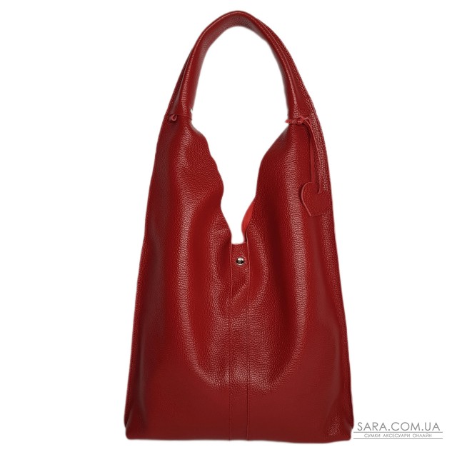 Сумка женская "Линда" натуральная кожа, красная флотарь Сумка женская "Линда" натуральная кожа, красная флотарь