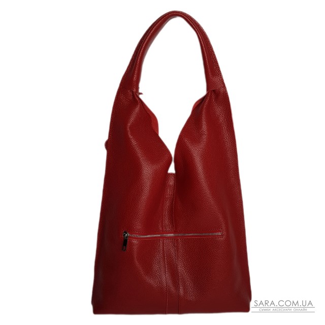 Сумка женская "Линда" натуральная кожа, красная флотарь Сумка женская "Линда" натуральная кожа, красная флотарь