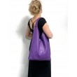 Сумка женская "Линда" натуральная кожа, фиолетовая флотарь