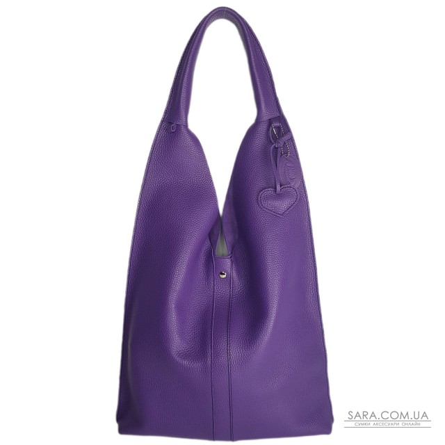 Сумка женская "Линда" натуральная кожа, фиолетовая флотарь Сумка женская "Линда" натуральная кожа, фиолетовая флотарь