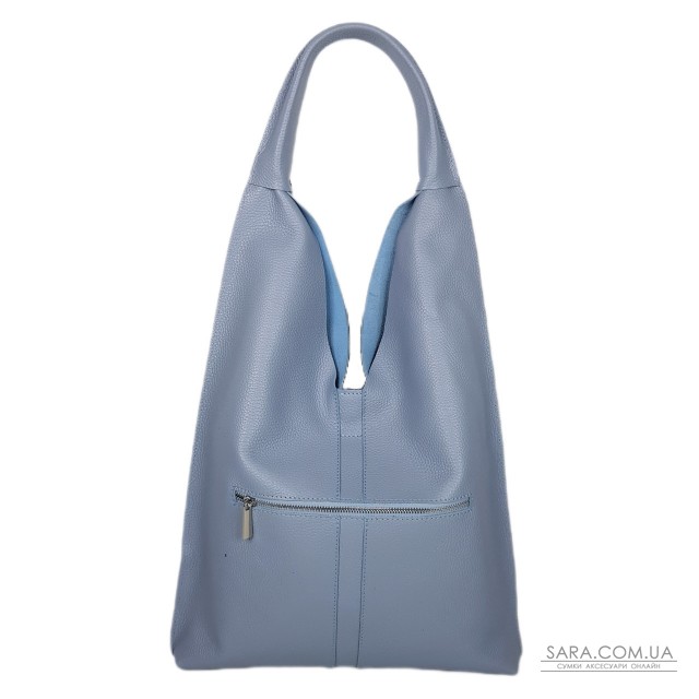 Сумка женская "Линда" натуральная кожа, голубая флотарь Сумка женская "Линда" натуральная кожа, голубая флотарь